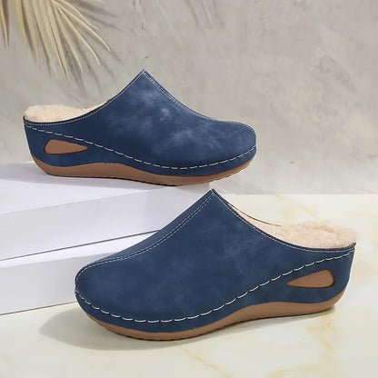 Joanne™ - Vintersandaler i plysch