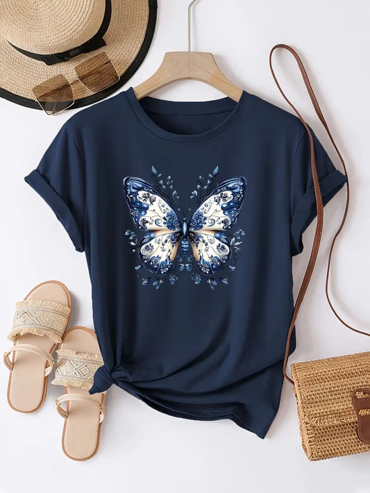 Vardaglig Fjäril T-shirt | Tillsammans Mot Diabetes