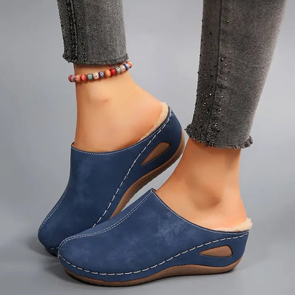 Joanne™ - Vintersandaler i plysch