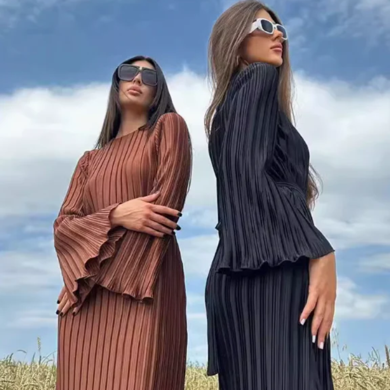 Christel™ - Långärmad maxiklänning